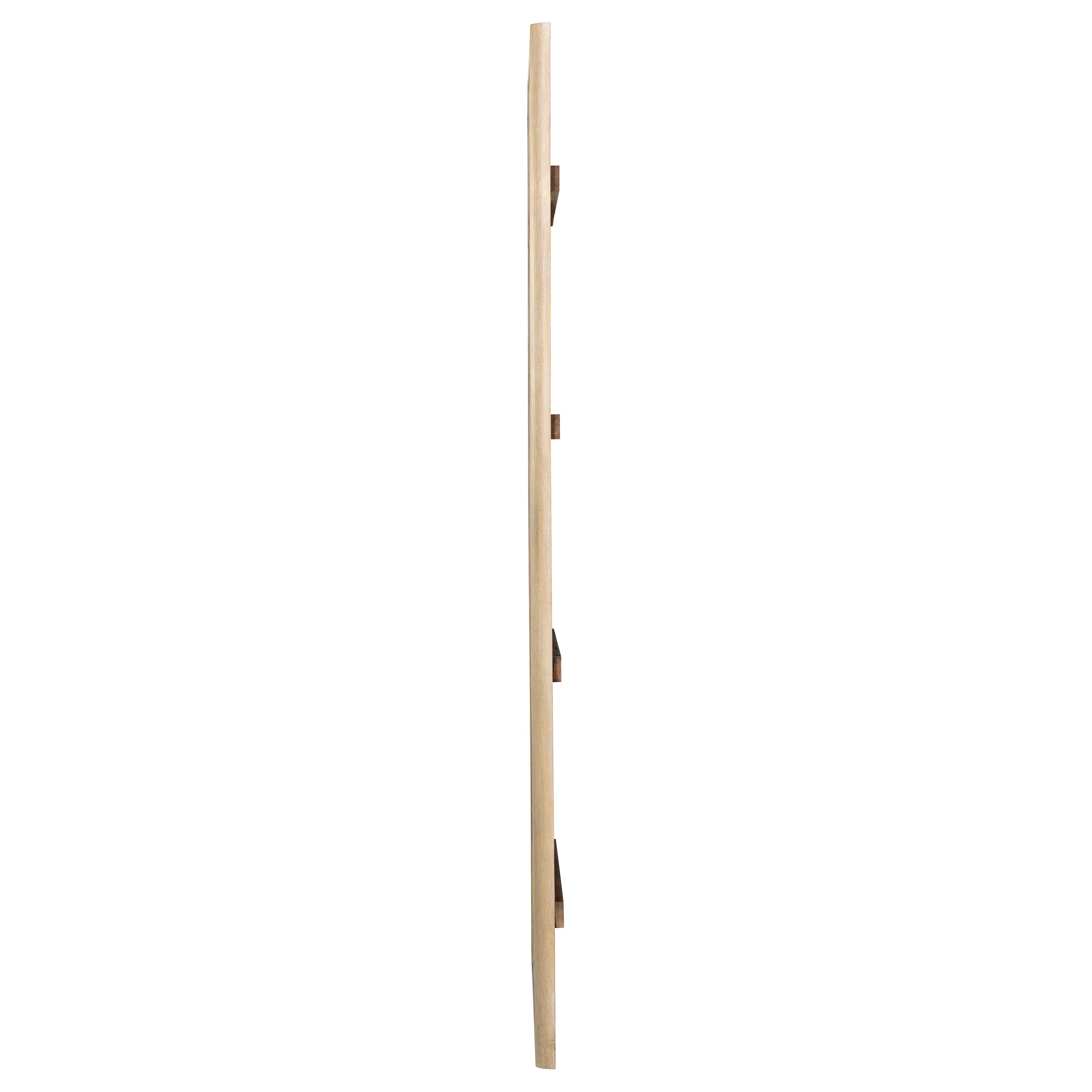 Solano 80-inch Full Length Floor Mirror Weathered Mango