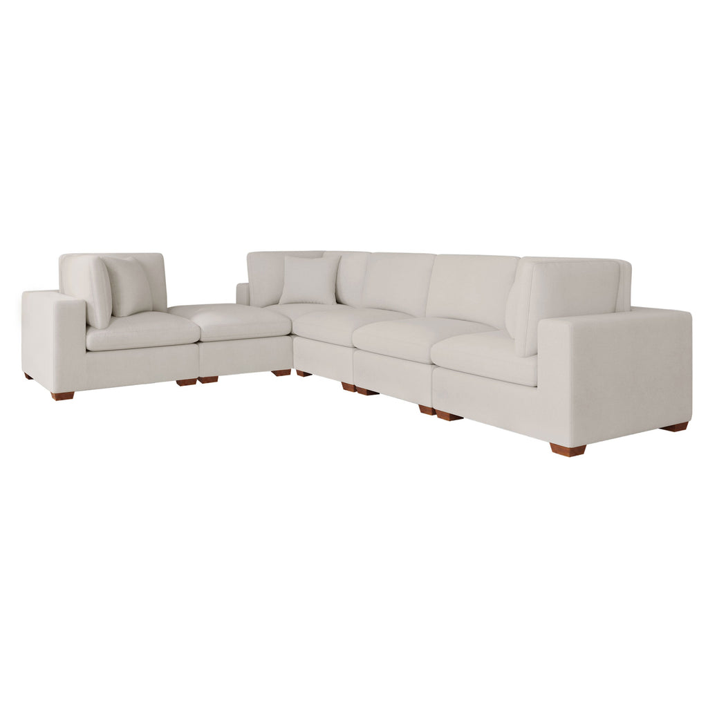 Cloud Lux 4-Piece Upholstered Modular Sectional Sofa