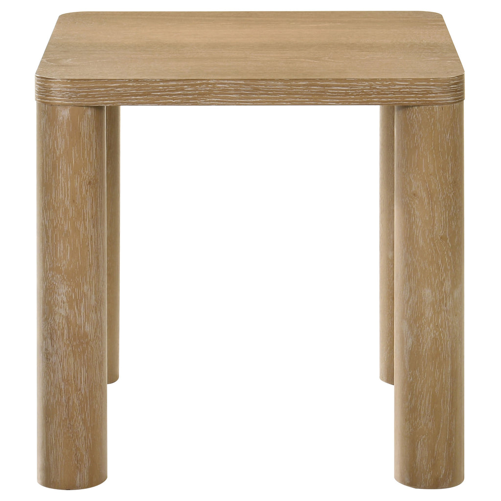Castlewood 3-piece Cocktail Coffee Table Set Light Oak