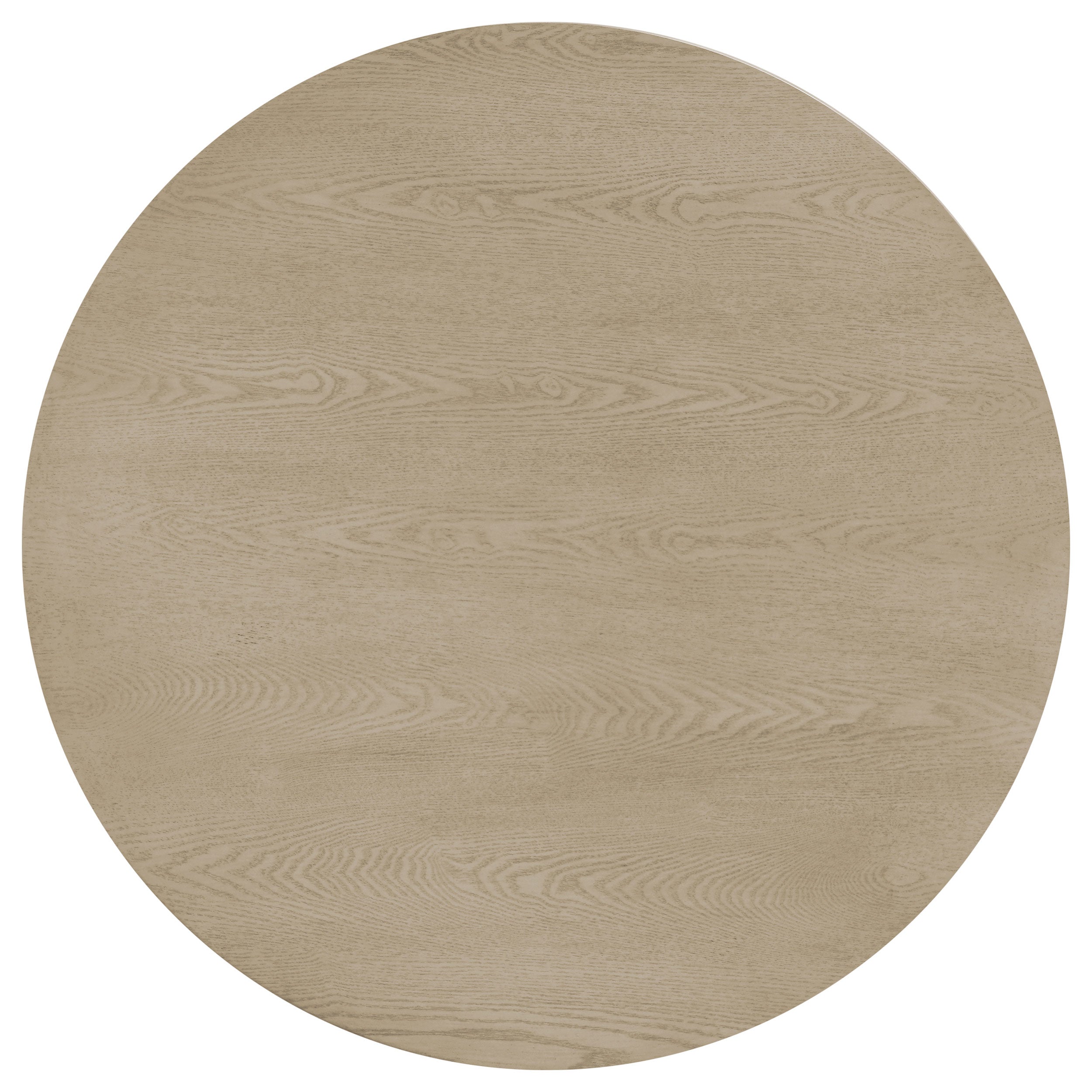 Strouse 47-inch Round Wood Coffee Table Black