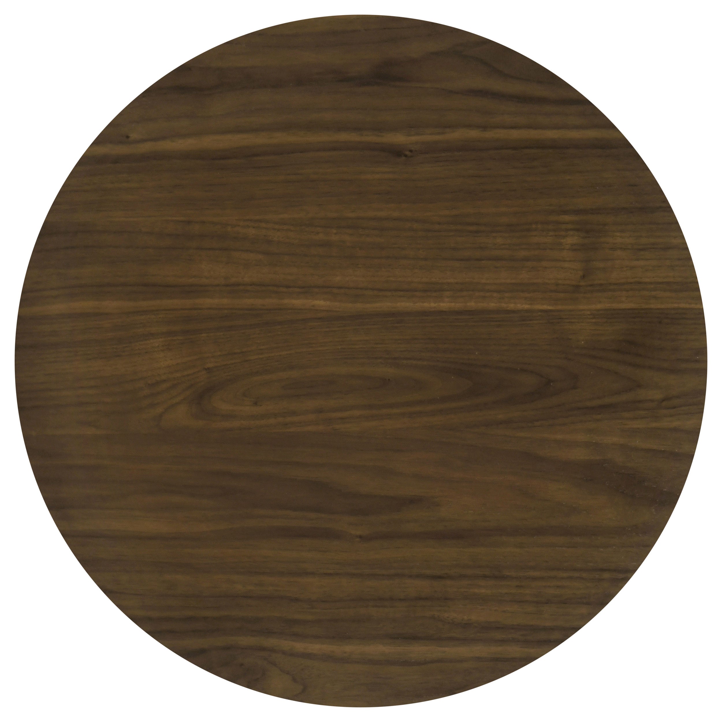 Hamlyn 3-piece Round Fluted Coffee and End Table Set Walnut