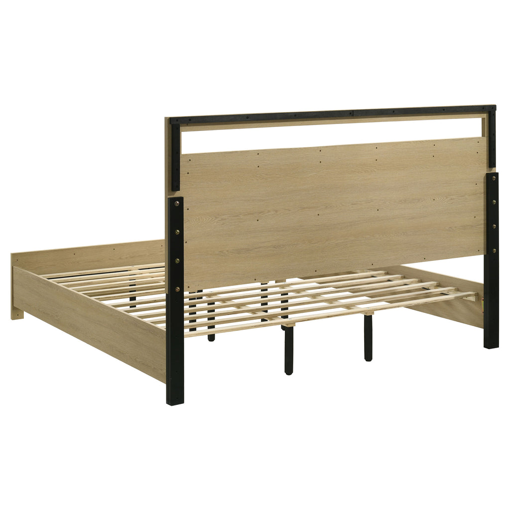 Hendricks 5-piece California King Bedroom Set Light Oak