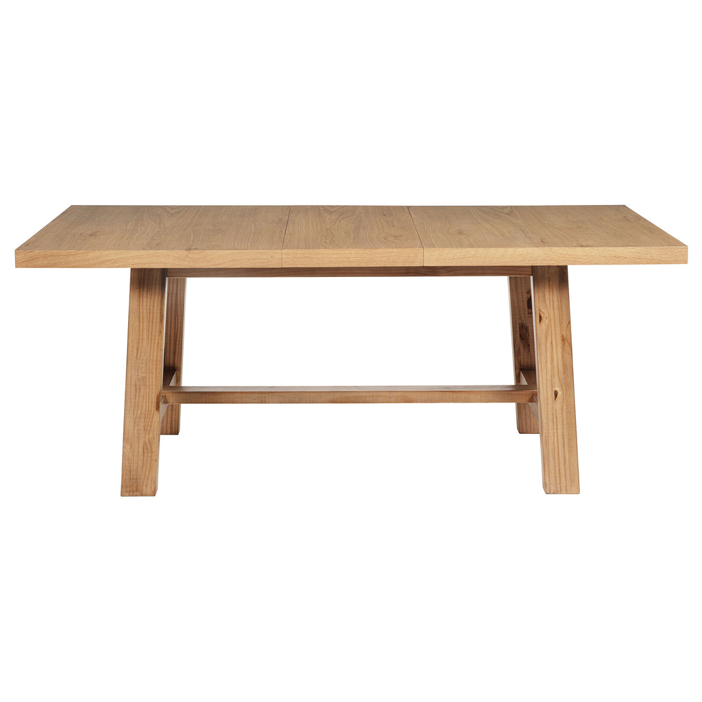Middleton 6-piece Extension Leaf Dining Set Brown and Beige