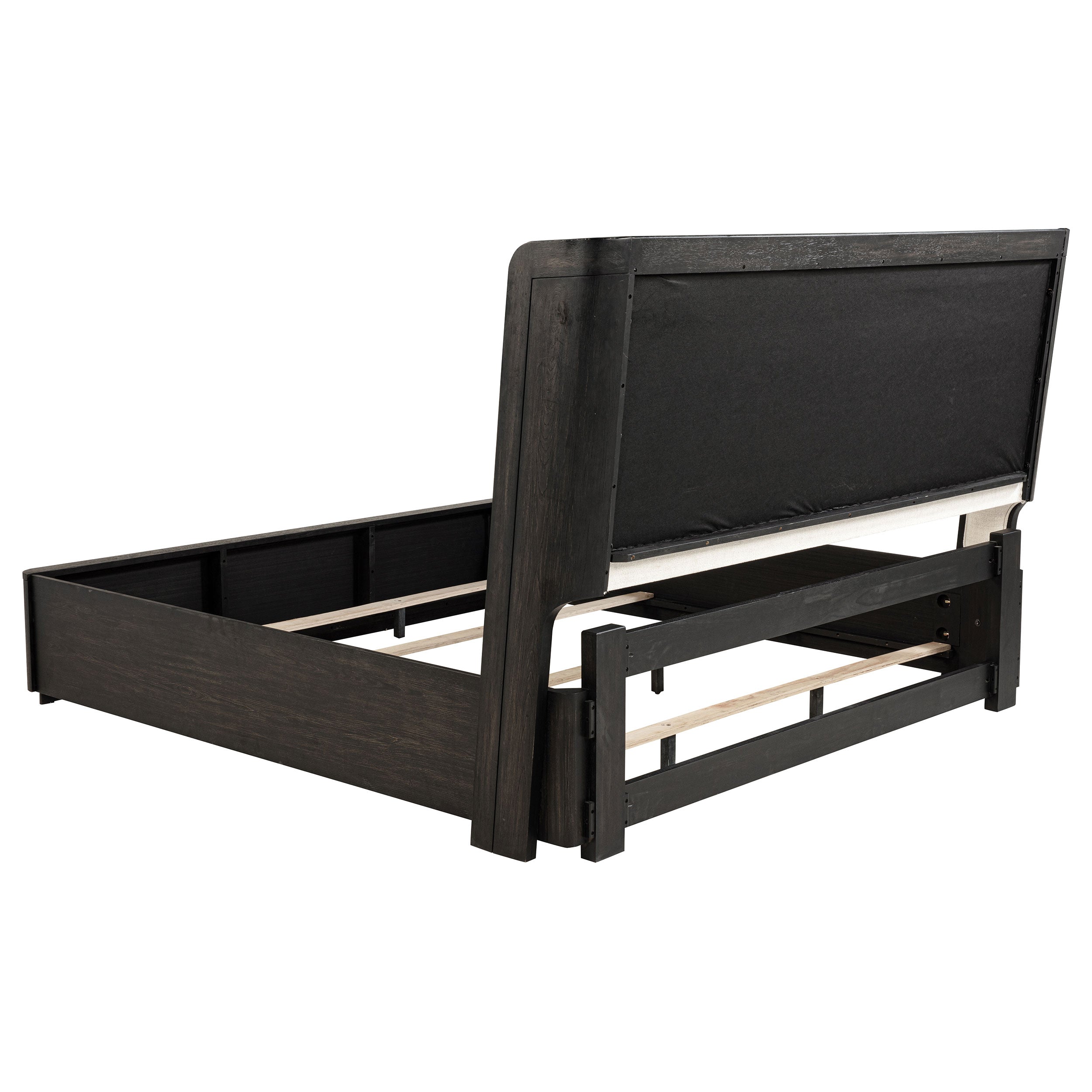 Leandro 4-piece California King Bedroom Set Burnished Black