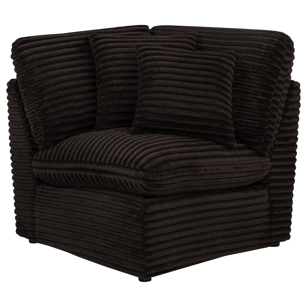 Collins Modular Corner Chair Chocolate Brown