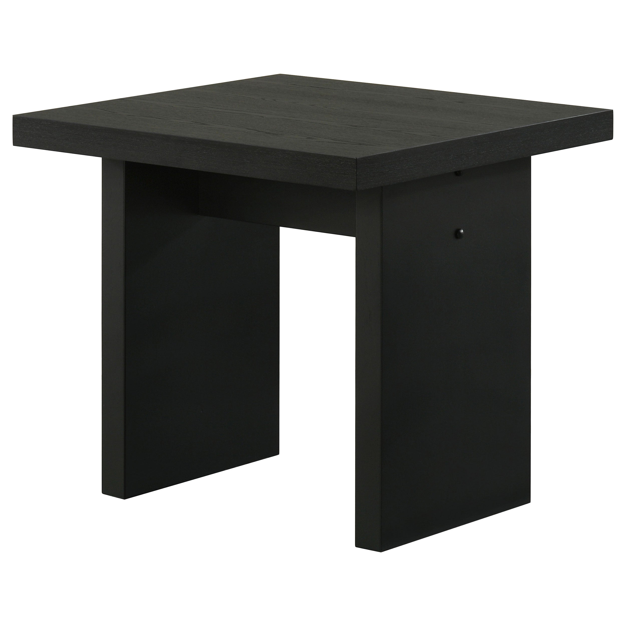 Decker Square Occasional Side End Table Black
