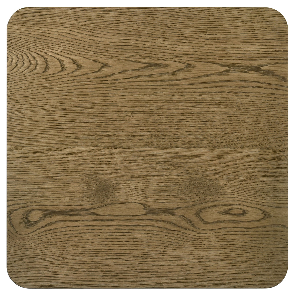 Castlewood Engineered Wood Accent Side End Table Brown Oak
