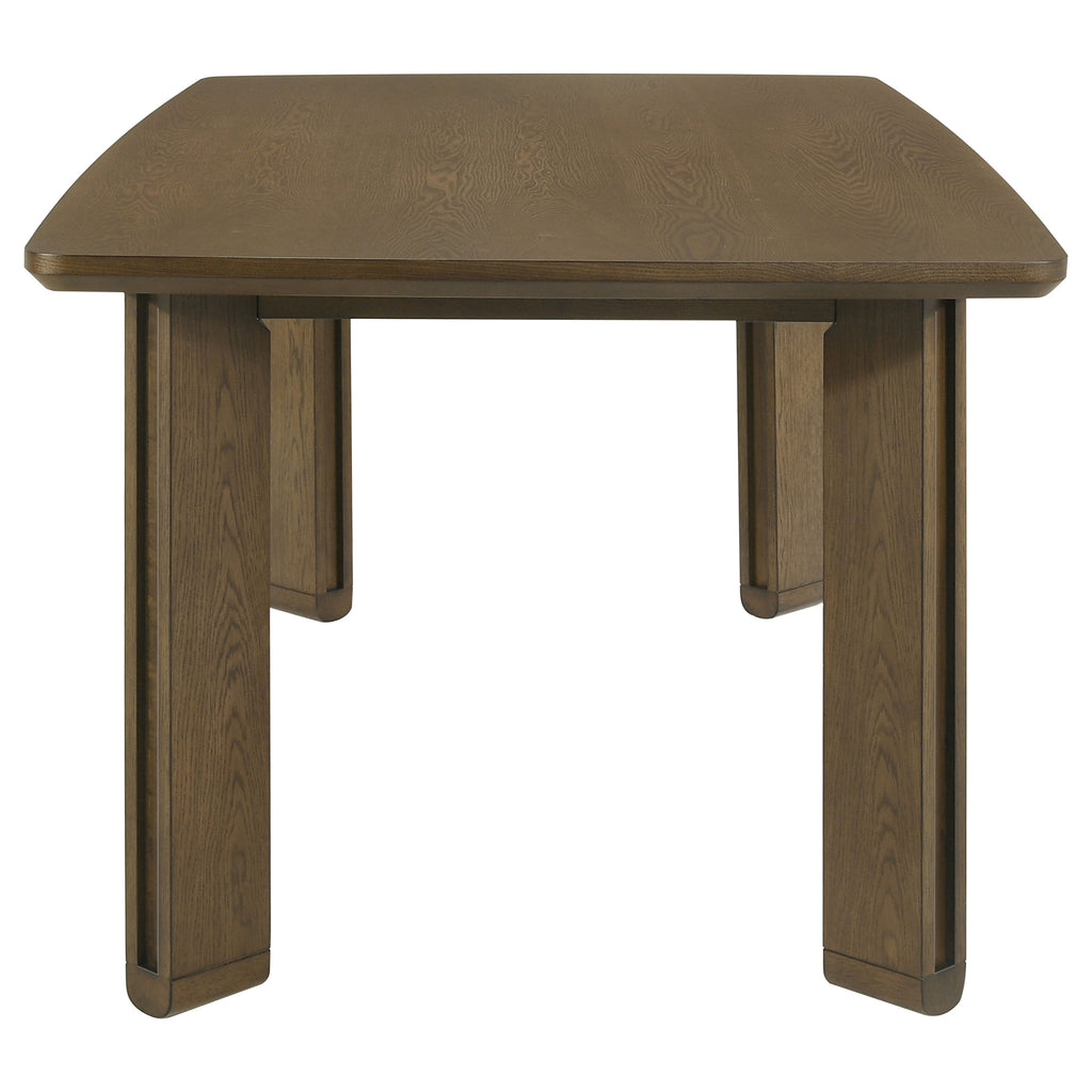 Ottowa 7-piece Rectangular Wood Dining Room Table Set Brown