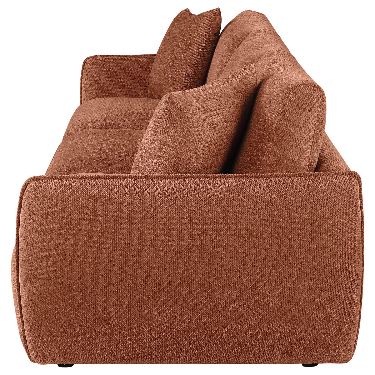 Elysia Fabric Upholstered Modular Lounge Sofa Coral