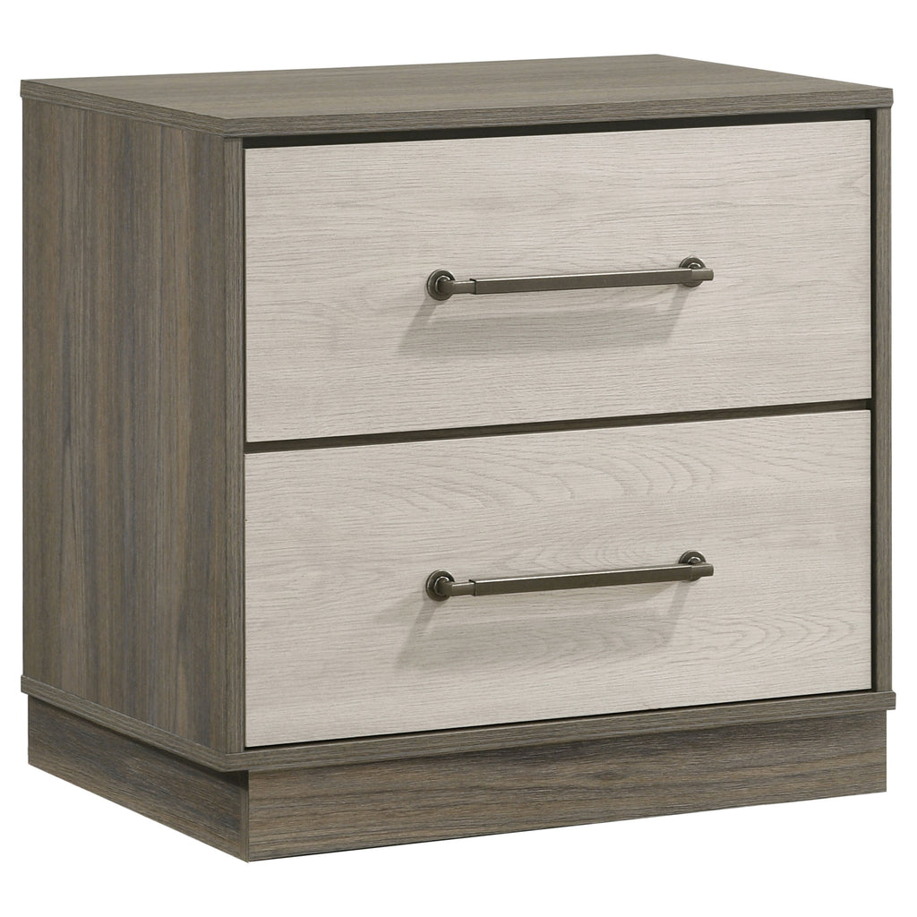 Fenwick 4-piece Eastern King Bedroom Set Grey Oak