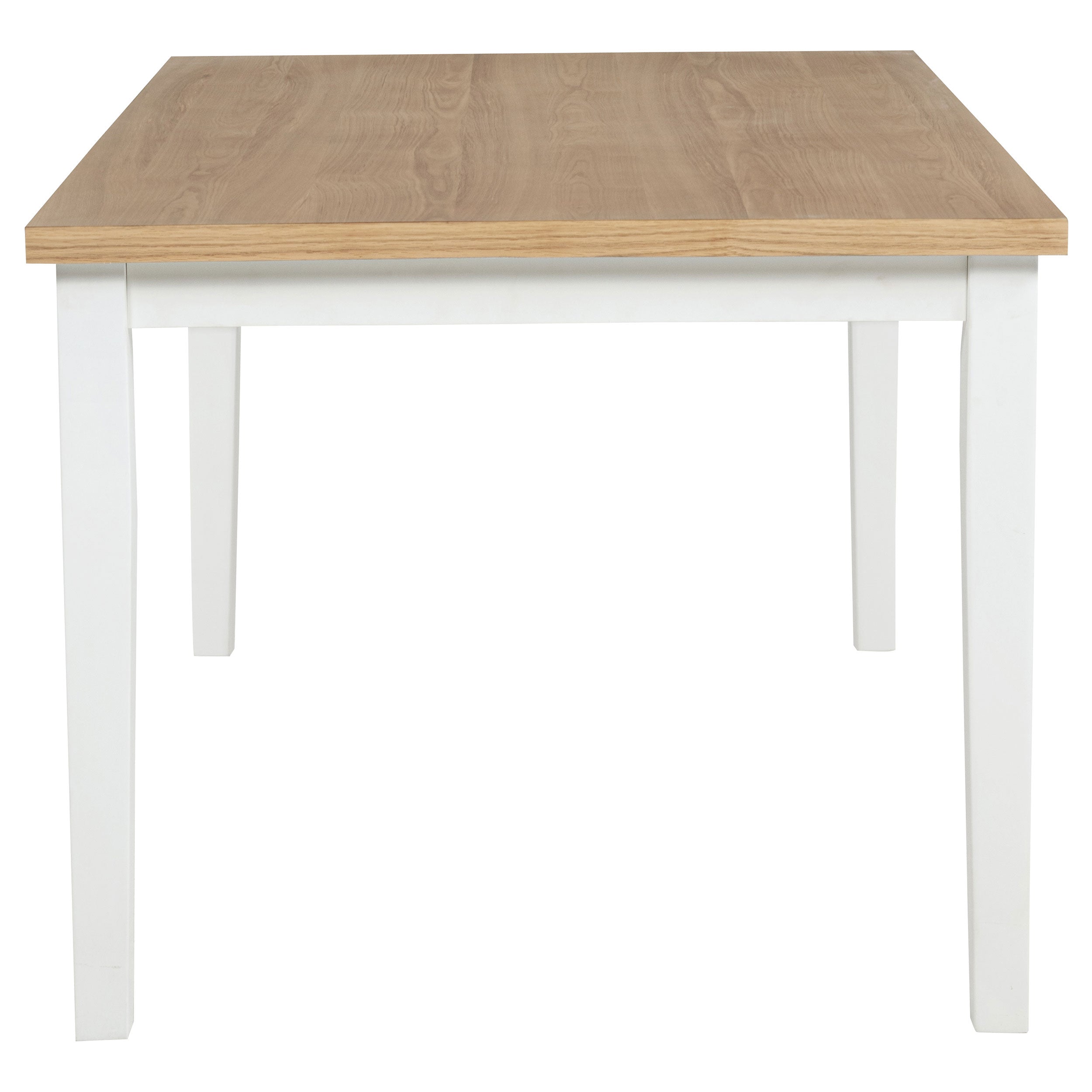 Andrews 7-piece Rectangular Dining Set Light Ash and White