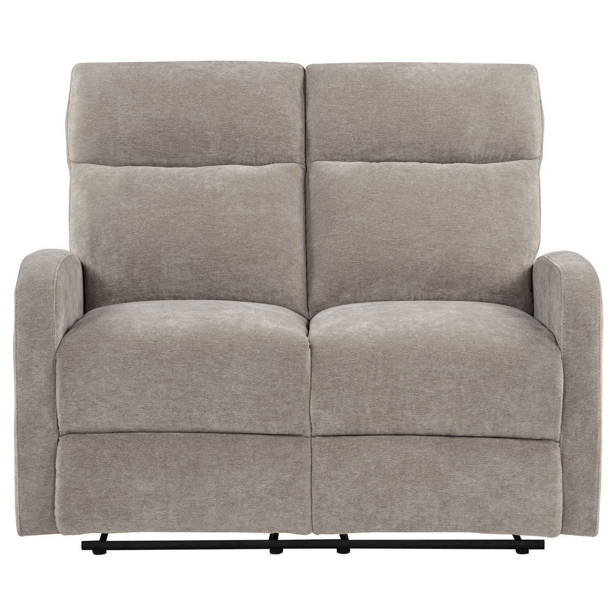 Hamilton Chenille Manual Reclining Loveseat Sand