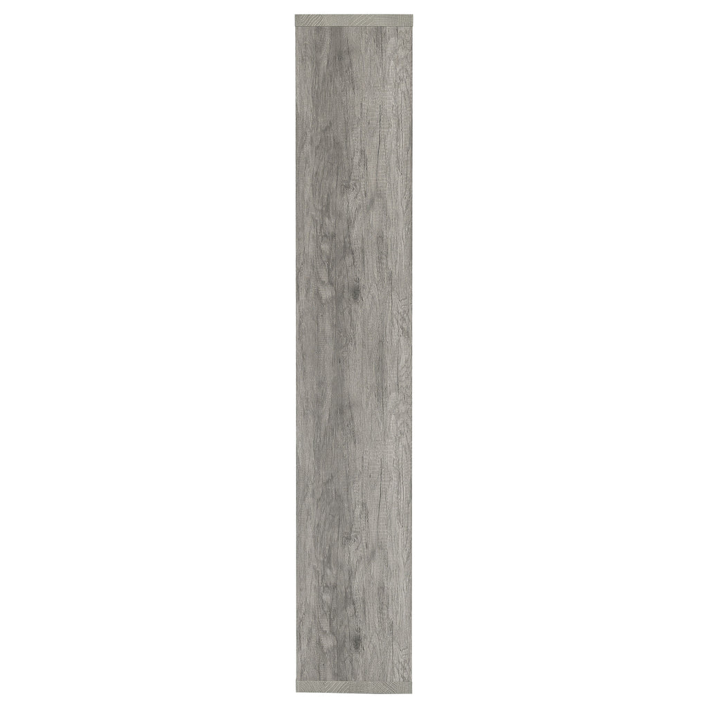 Theo 71-inch 6-shelf Bookshelf Grey Driftwood