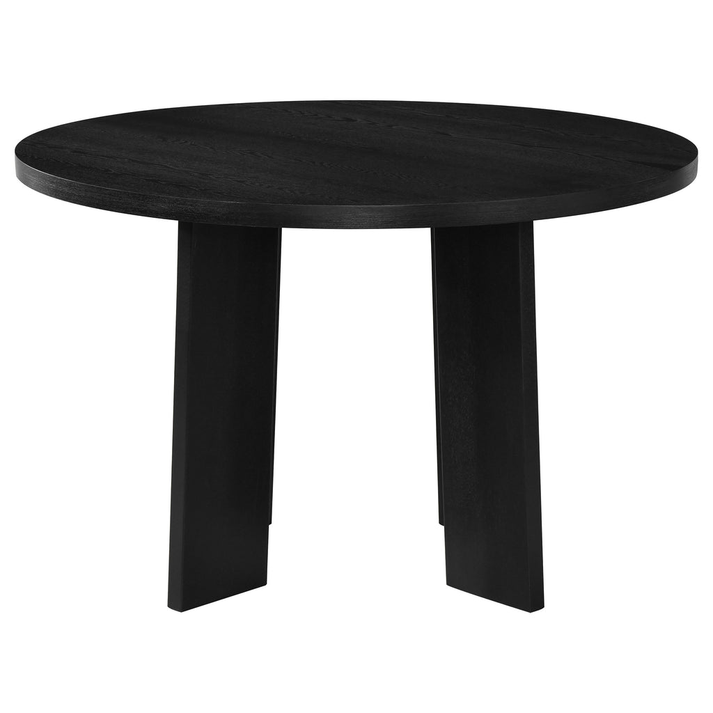 Strouse 5-piece Dining Set Wheat and Black