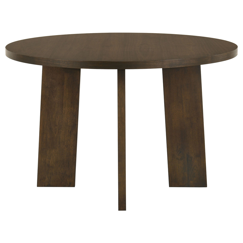 Strouse 5-piece Dining Set Wheat and Walnut