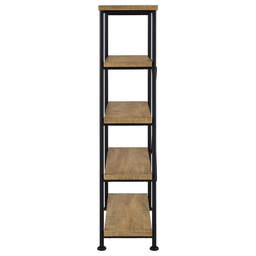 Analiese 63-inch 4-shelf Bookshelf Mango