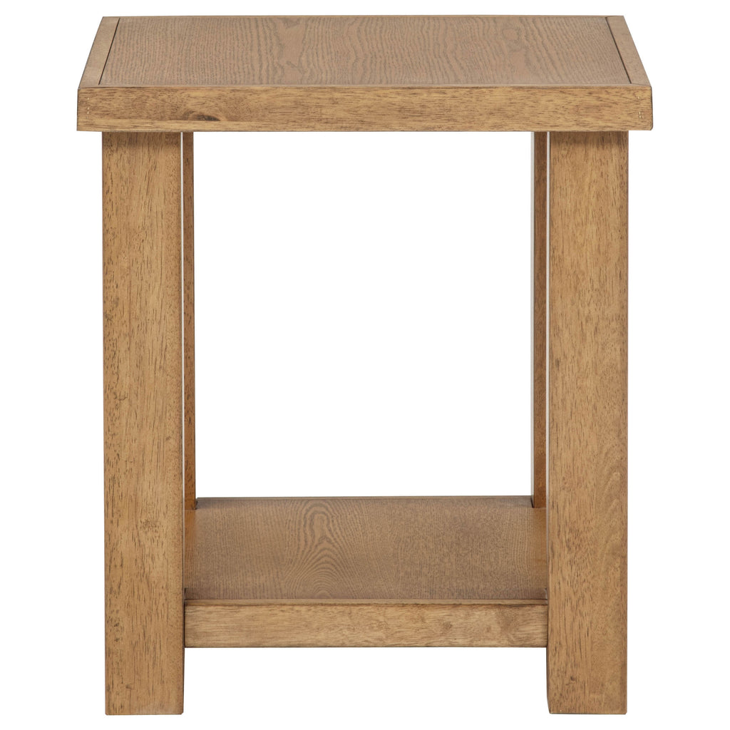 Beasley 3-Piece Wood Coffee Table Set Golden Oak