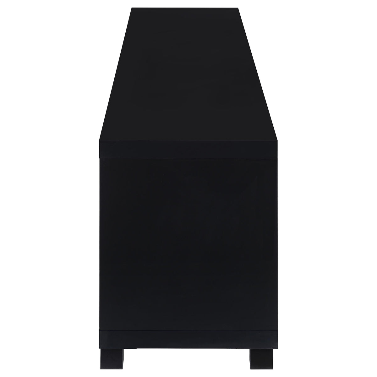 Sachin 4-door Engineered Wood 79-inch TV Stand Black