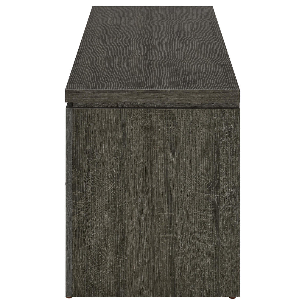 Elkton 2-drawer Engineered Wood 59-inch TV Stand Weathered Grey