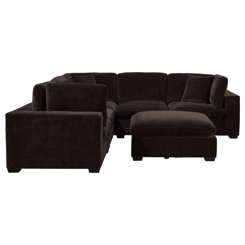 Cloud Lux 4-Piece Upholstered Modular Sectional Sofa