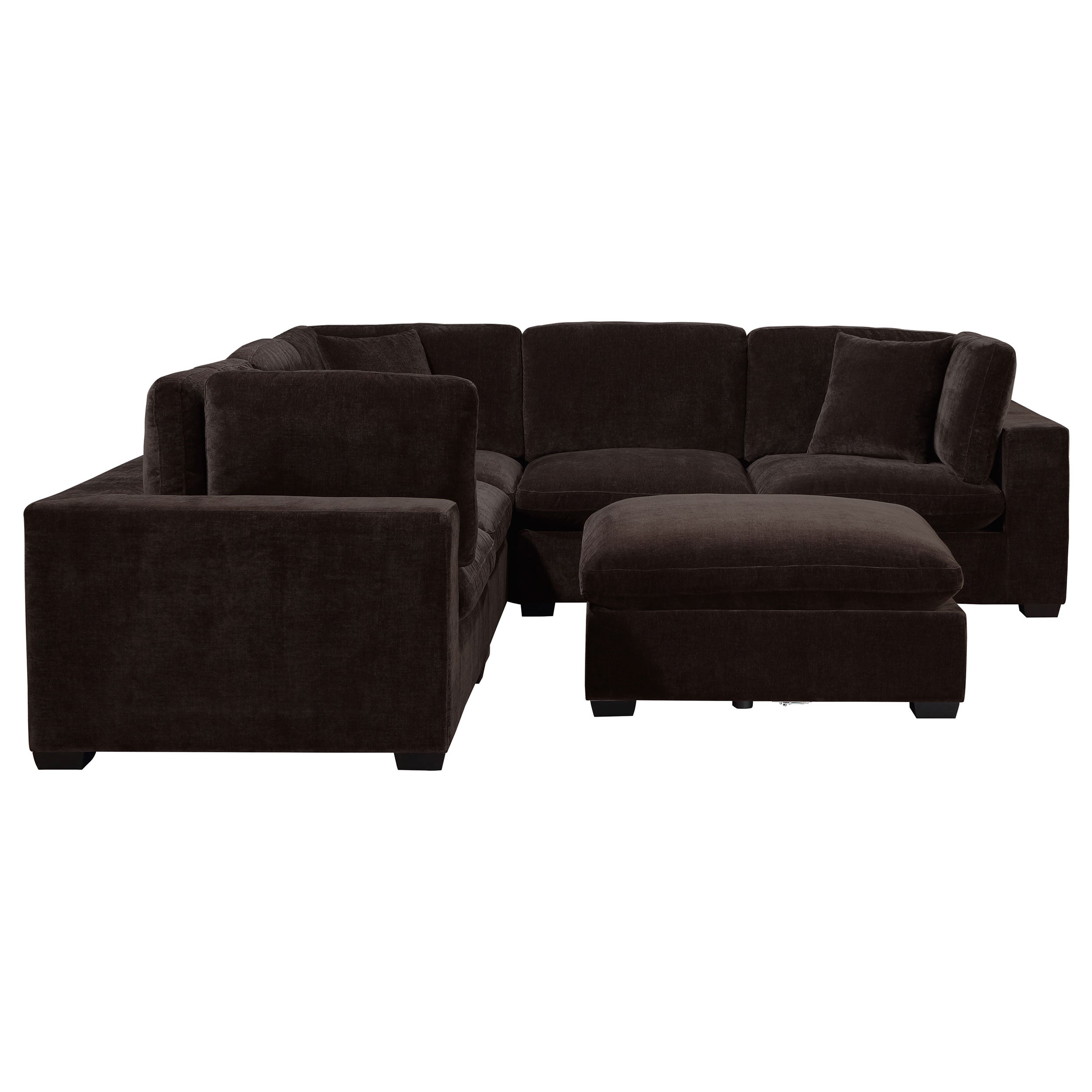 Cloud Lux 4-Piece Upholstered Modular Sectional Sofa