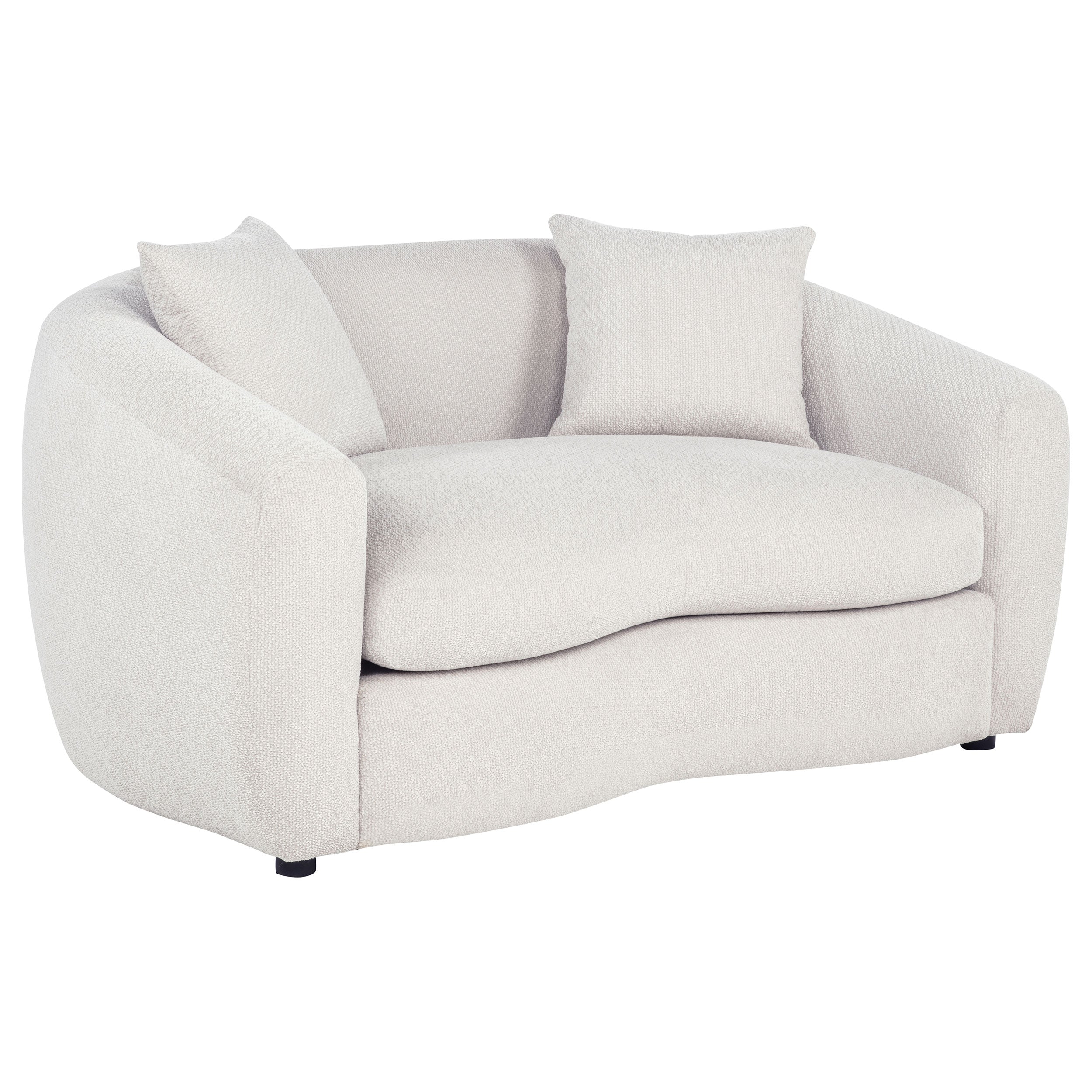 Isabella 2-piece Fabric Upholstered Sofa Set Sand