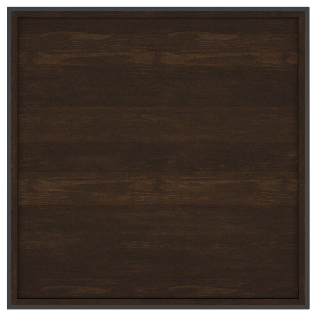 Fulton 30-inch Square Mango Wood Coffee Table Dark Brown