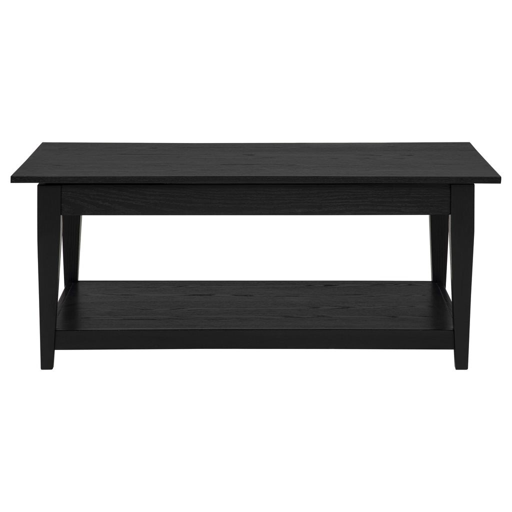 Lindenton Lift-Top Occasional Cocktail Coffee Table Black