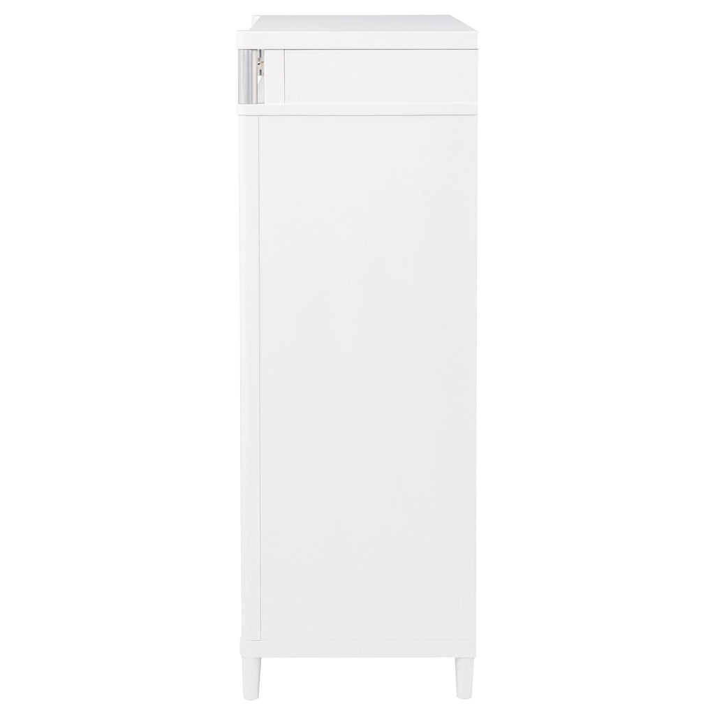 Gracemont 5-drawer Bedroom Chest of Drawers White