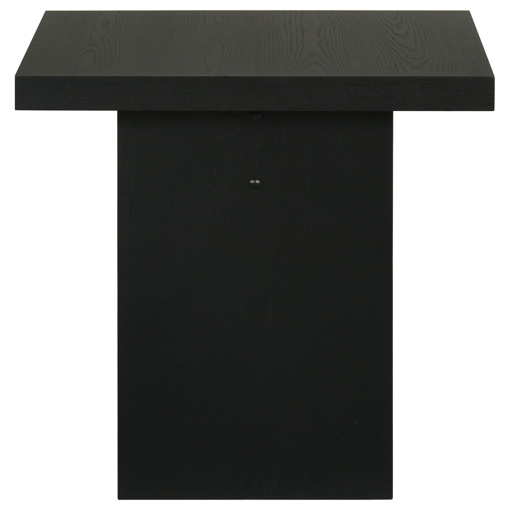 Decker Square Occasional Side End Table Black