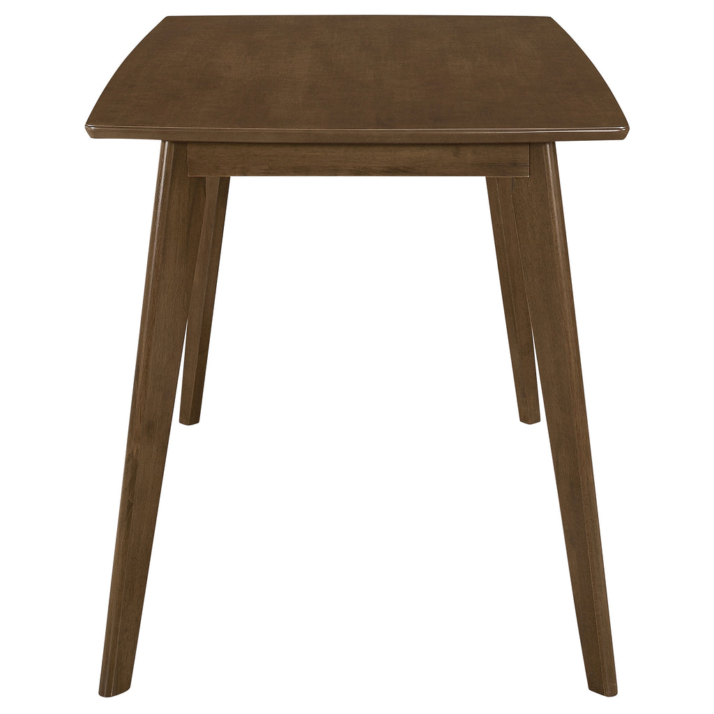 Kersey 5-piece Rectangular Dining Table Set Chestnut