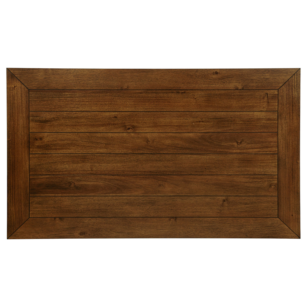 Atwood Rectangular Wood Dining Table Warm Brown