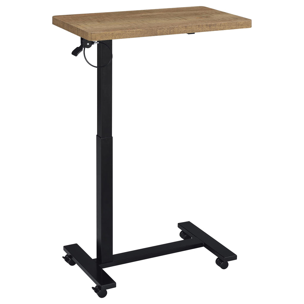Westpark Pneumatic Adjustable C-Shape Side Table with Casters Mango