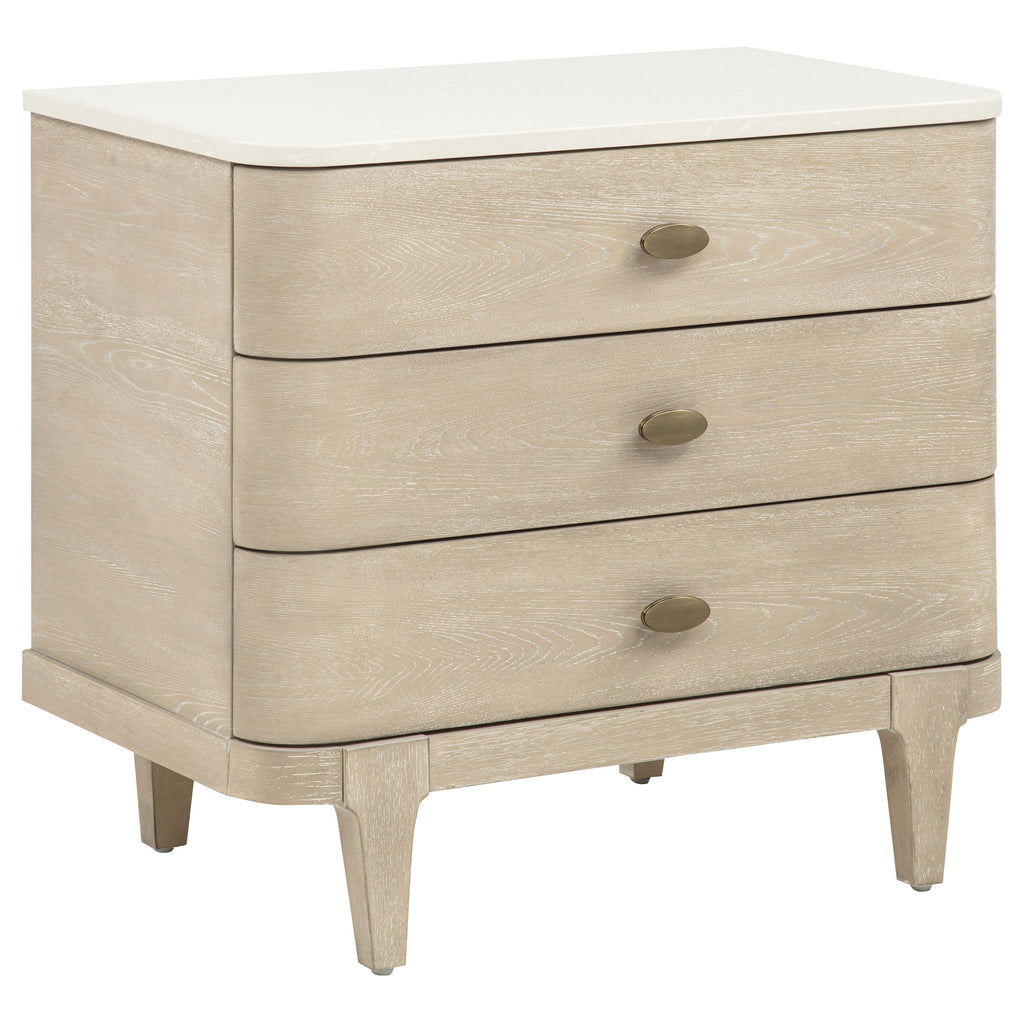 Lucaire 4-piece California King Bedroom Set Sandstone