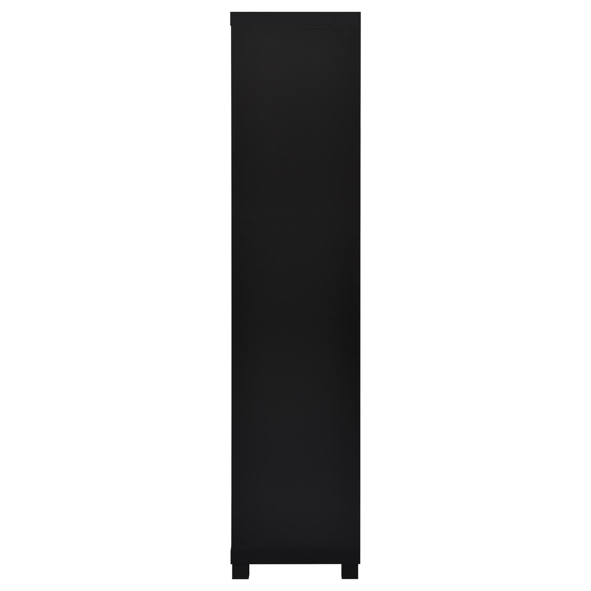 Sachin 3-shelf Engineered Wood Media Tower Black