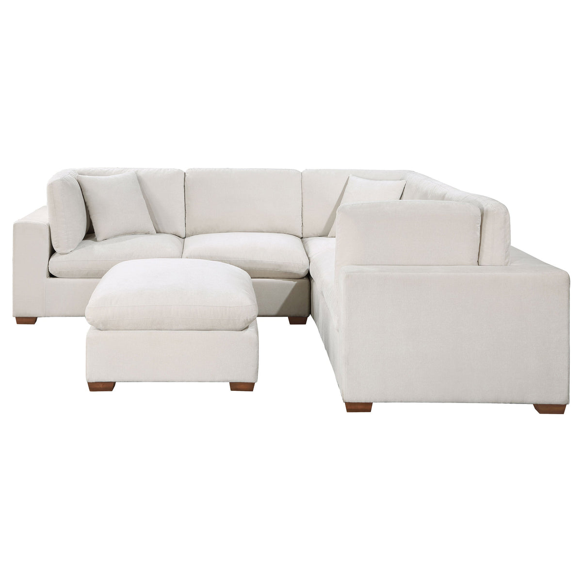 Cloud Lux 4-Piece Upholstered Modular Sectional Sofa