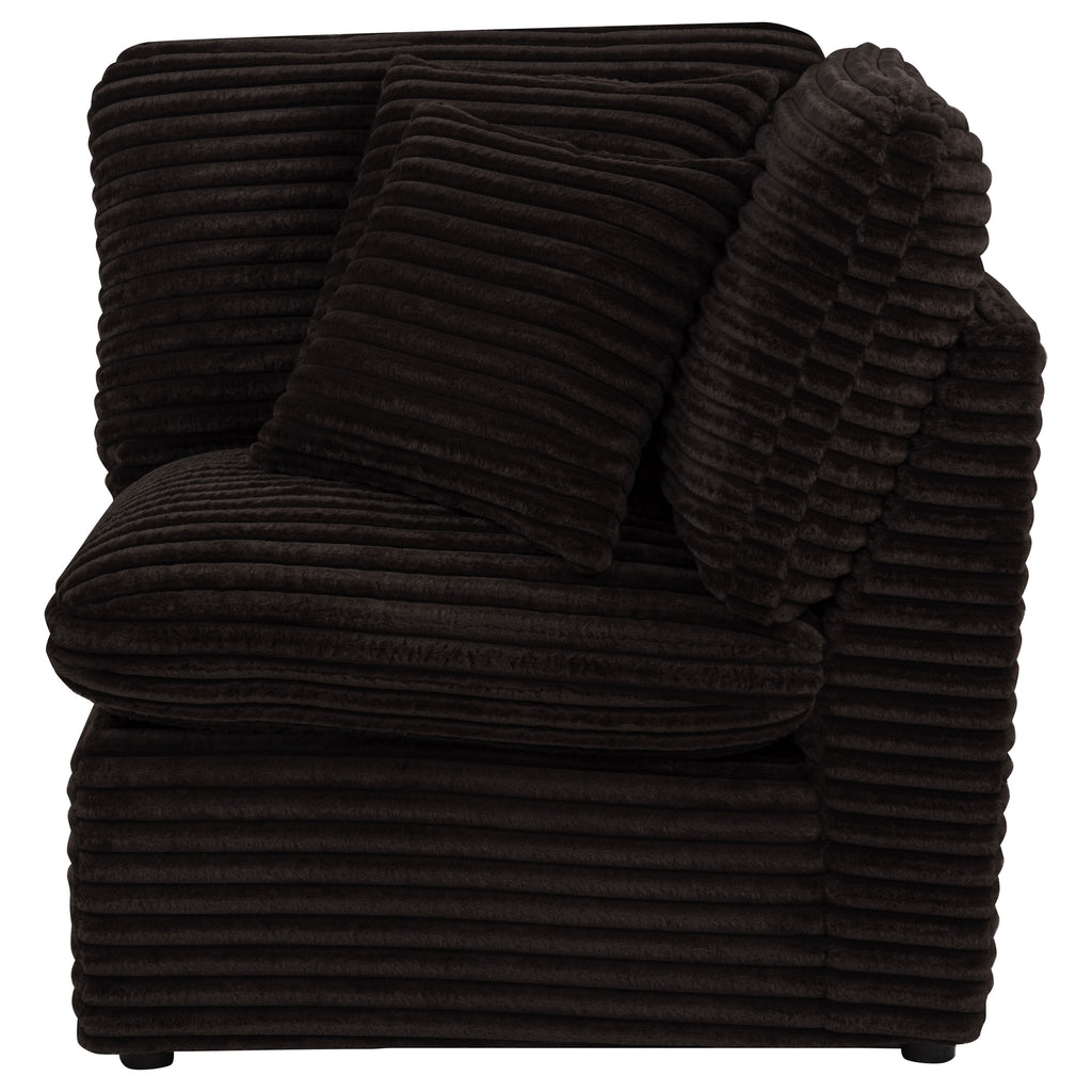 Collins Modular Corner Chair Chocolate Brown