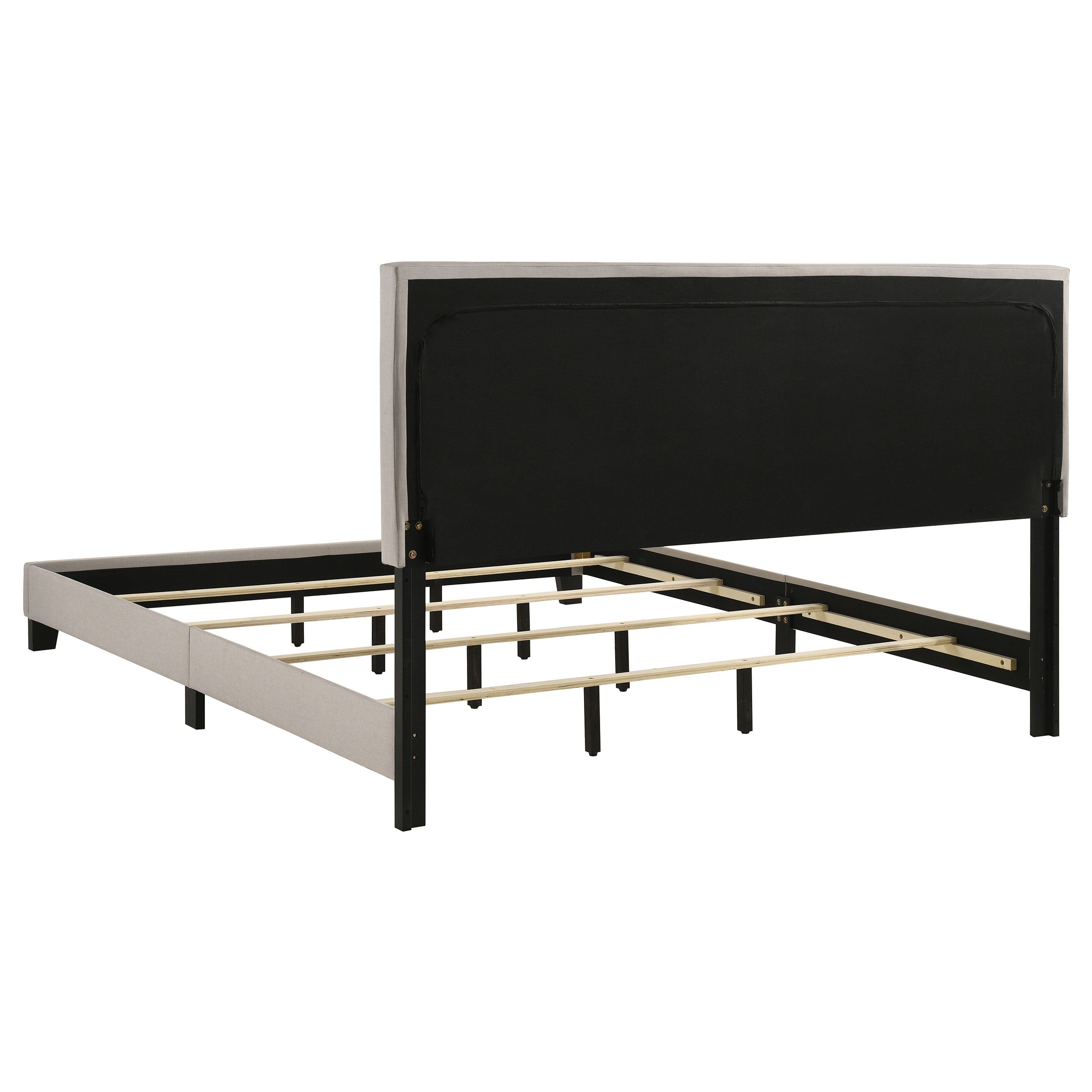 Boyd Upholstered California King Panel Bed Ivory