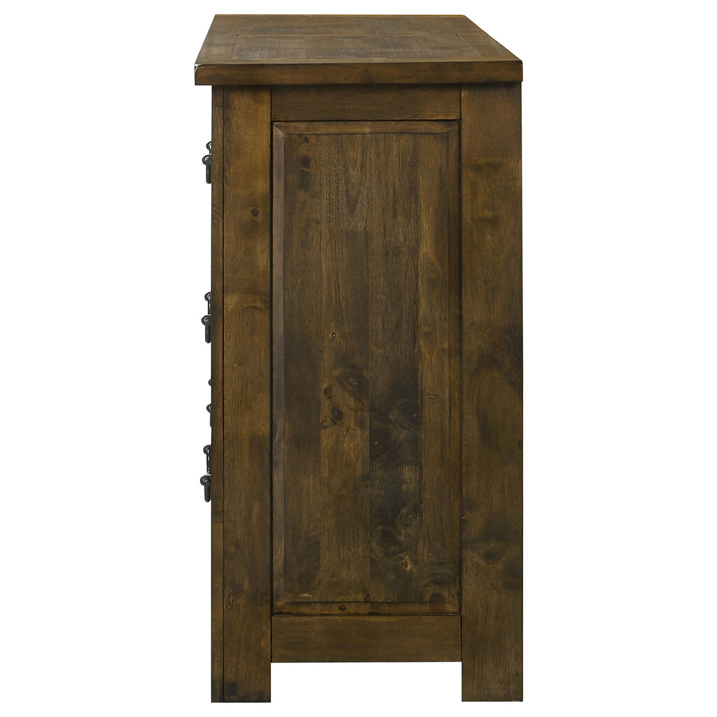 Doherty 6-drawer Bedroom Dresser Rustic Brown