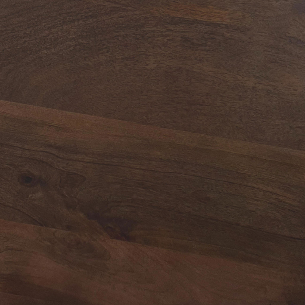 Cayenne Solid Mango Wood Accent Side End Table Walnut