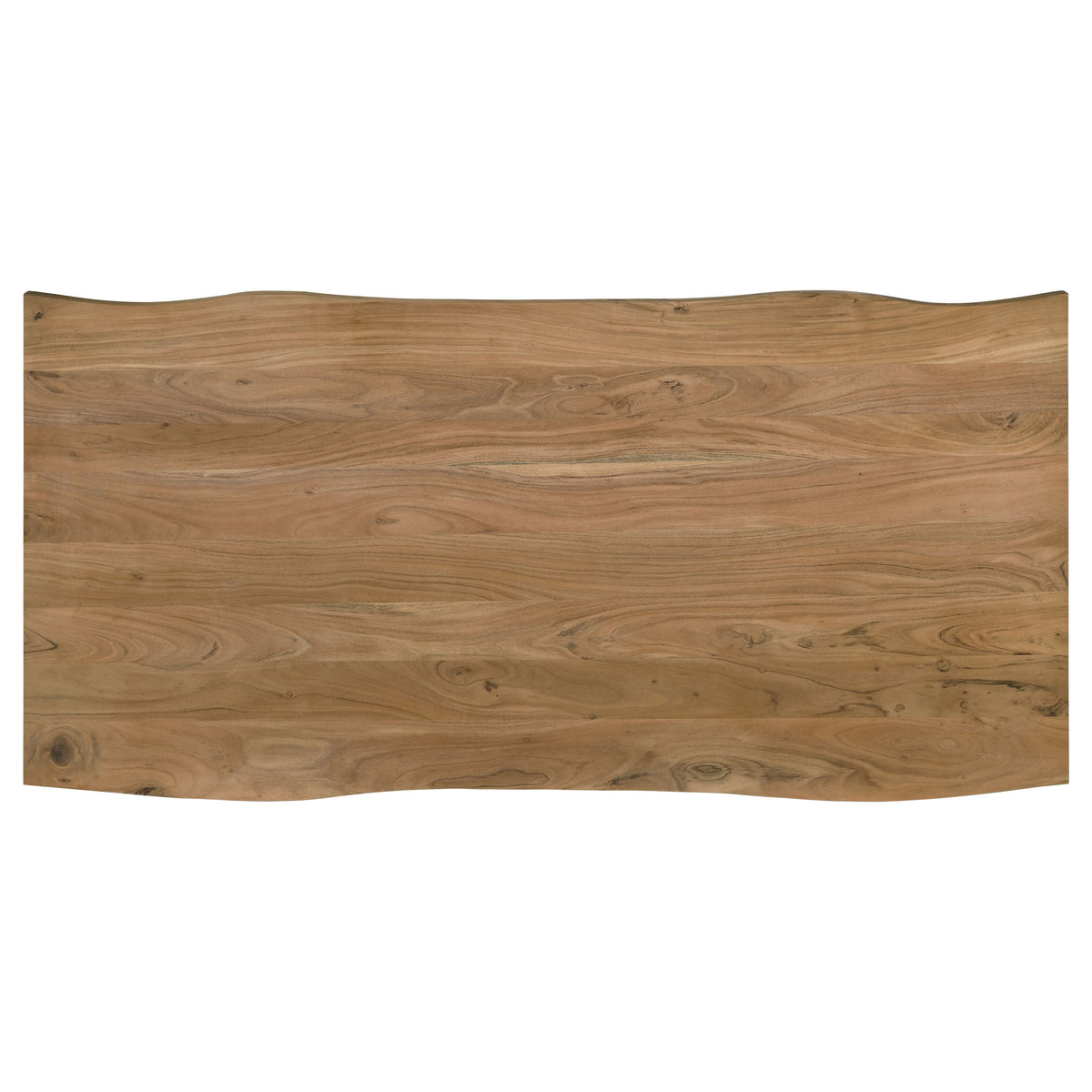 Bradshaw 80-inch Live Edge Wood Dining Table Natural Acacia