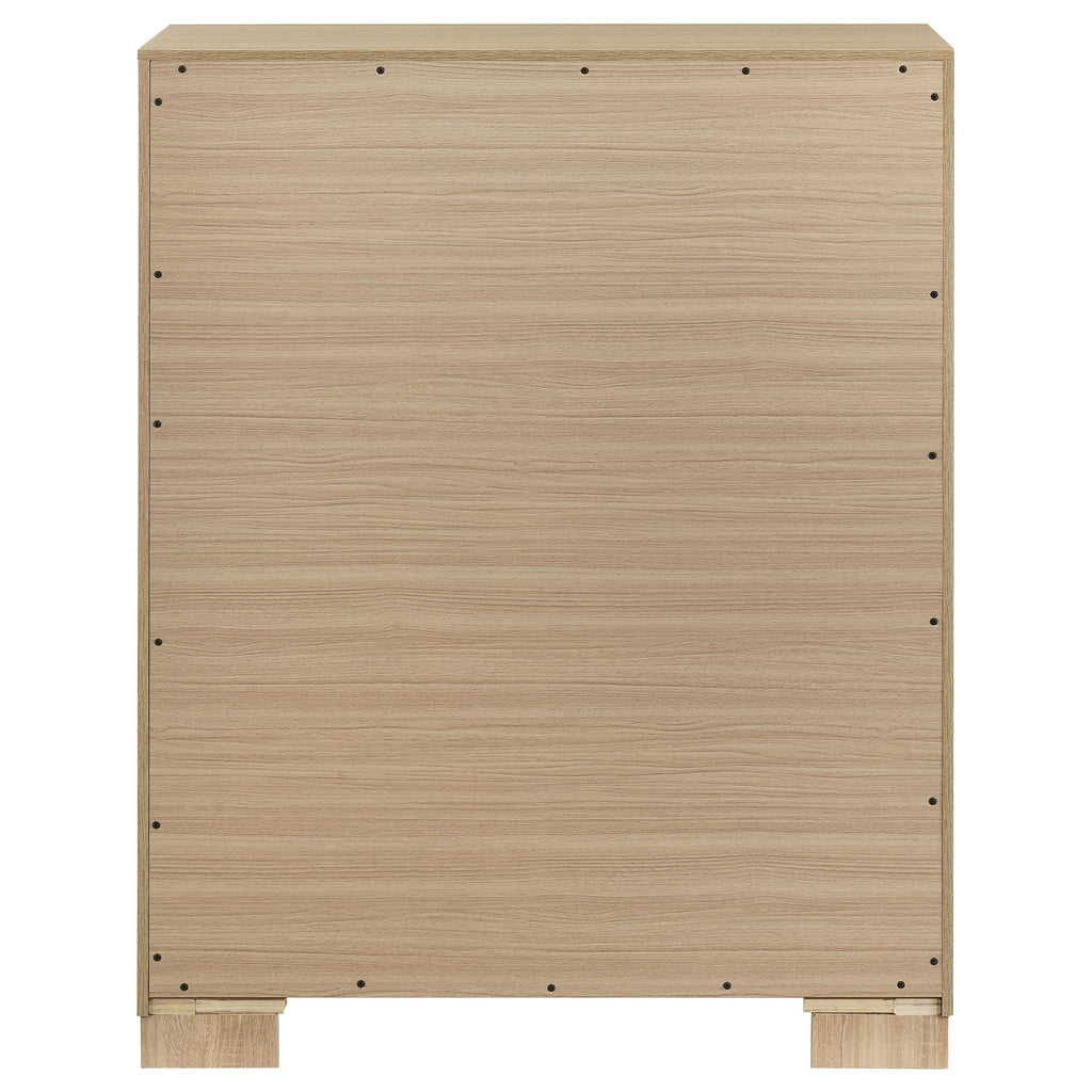 Arielle 4-drawer Bedroom Chest of Drawers Light Oak