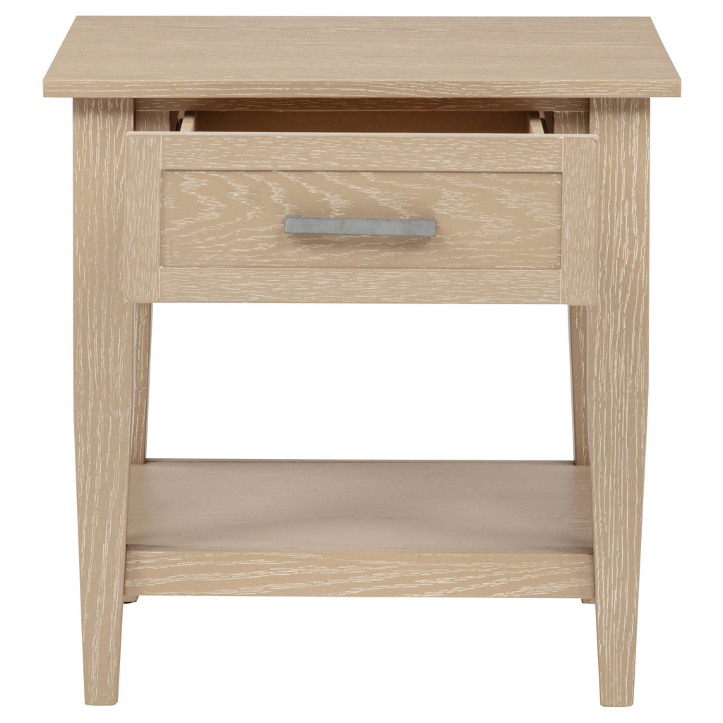 Lindenton 1-drawer Wood Occasional Side End Table Blonde