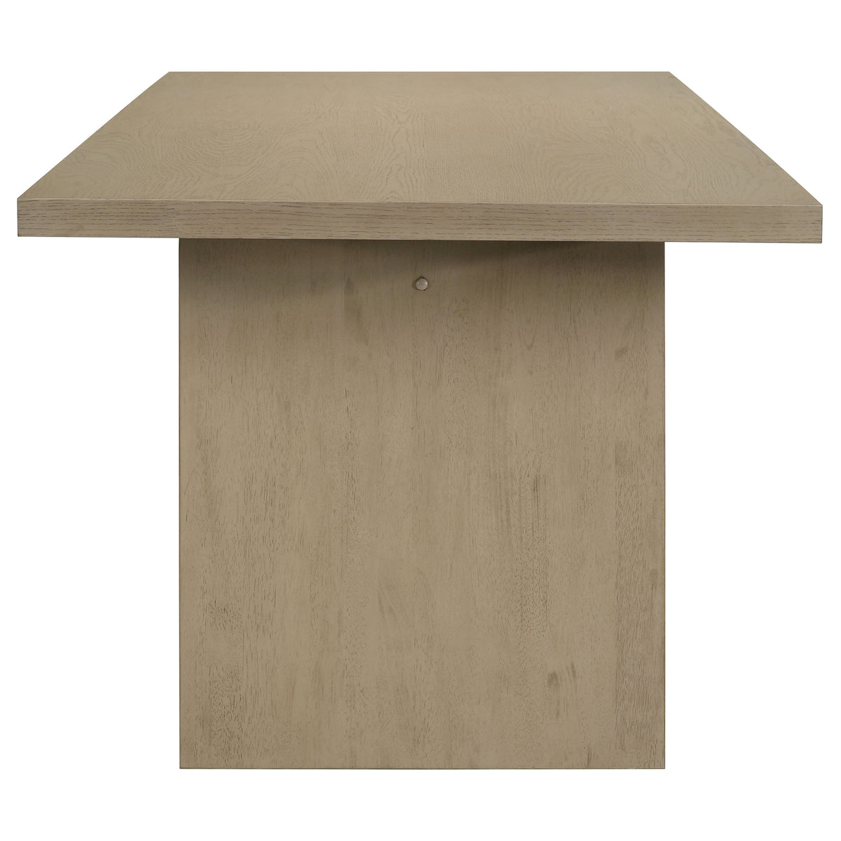 Decker 7-piece 82-inch Rectangular Dining Set Grey and Natural Oak