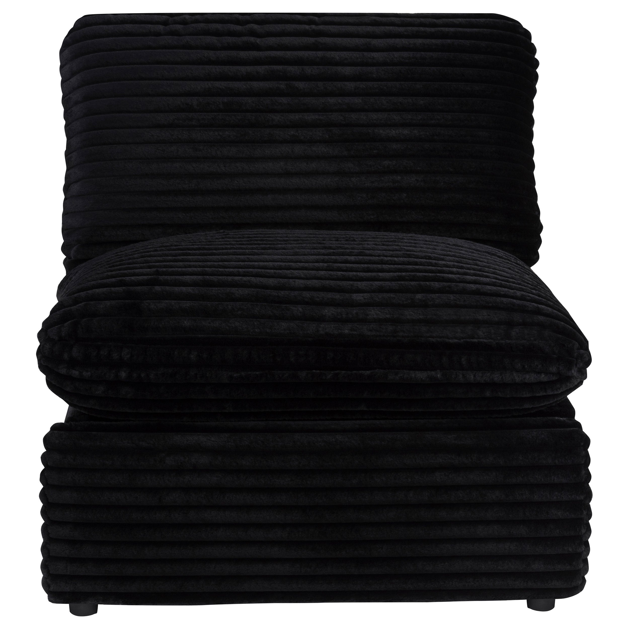 Collins Modular Power Armless Recliner Black