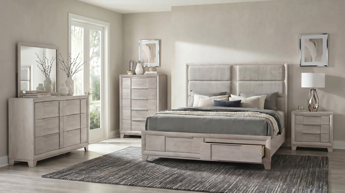 Farre Dresser Mirror Washed Grey