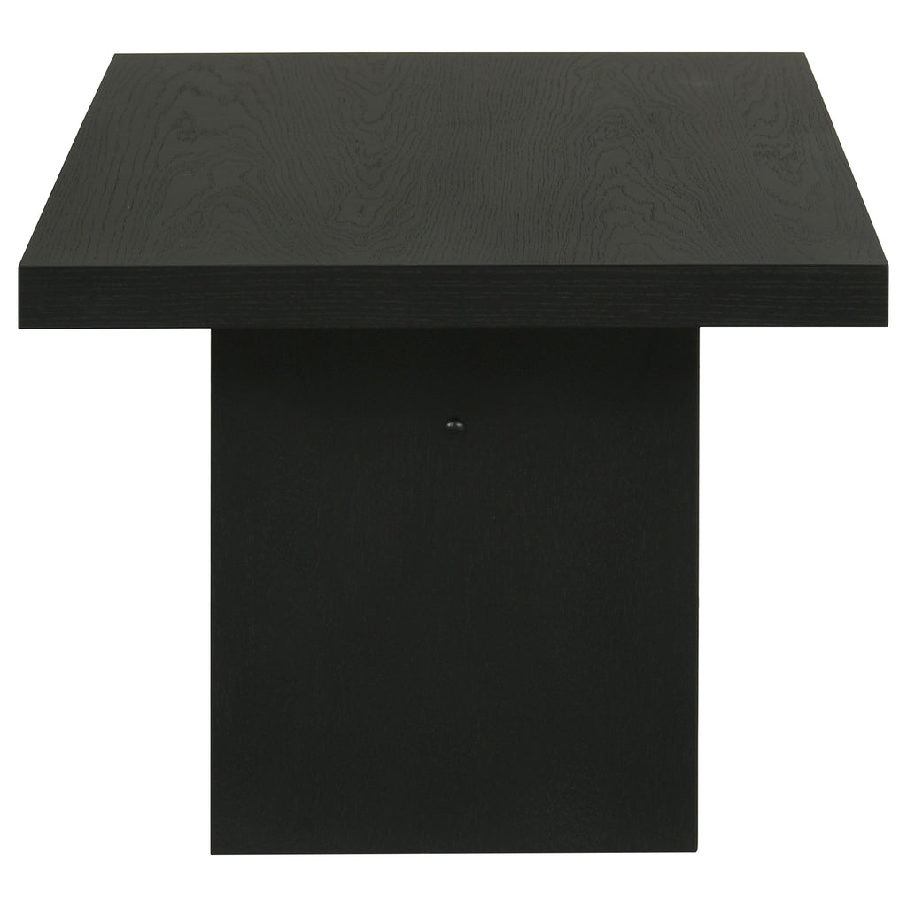 Decker 47-Inch Rectangular Cocktail Coffee Table Black