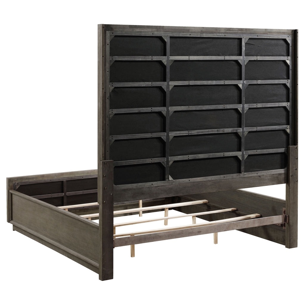 Durango 80-inch Eastern King Panel Bed Taupe Oak