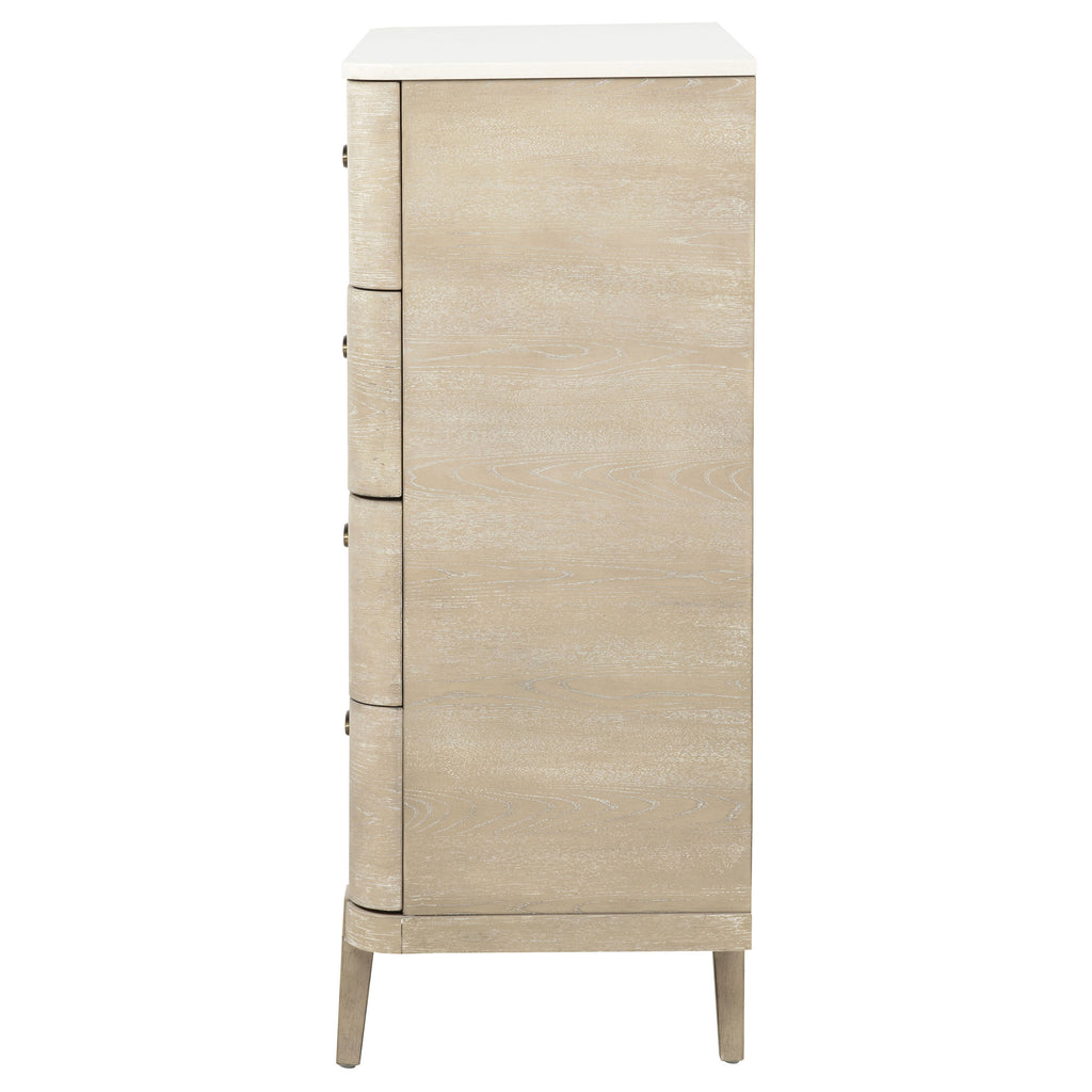 Lucaire 5-drawer Chest of Drawers Sandstone