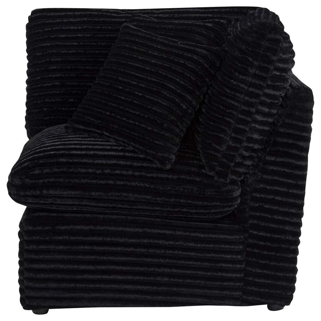 Collins Modular Corner Chair Black